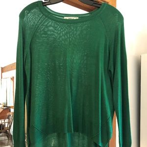 Green Zara Lightweight Sweater